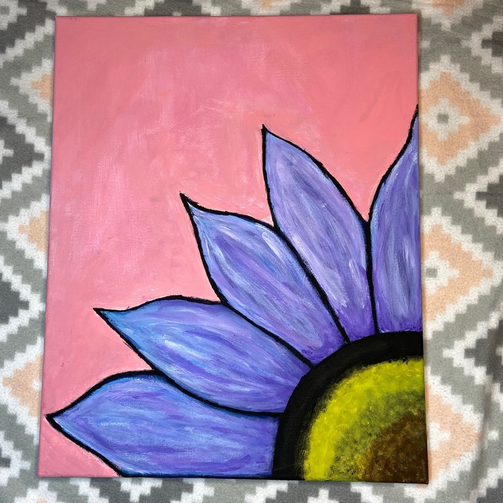 Original flower painting.